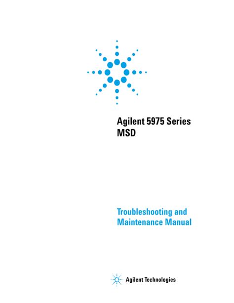 5975 series msd manual